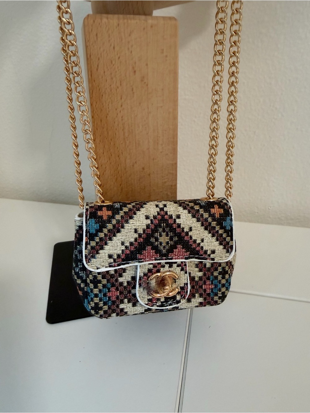 Boho Mini Chain Bag Charm Crossbody Coin Purse